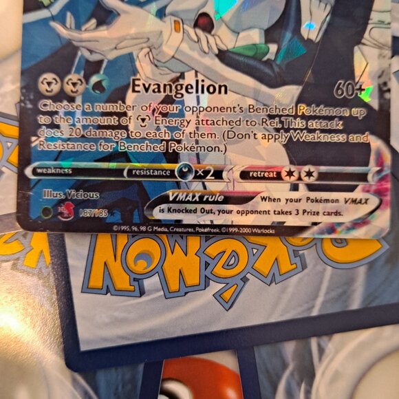 Asuka Langley and Rei Ayanami Pokemon Card bundle Neon Genesis Evangelion - Picture 7 of 11